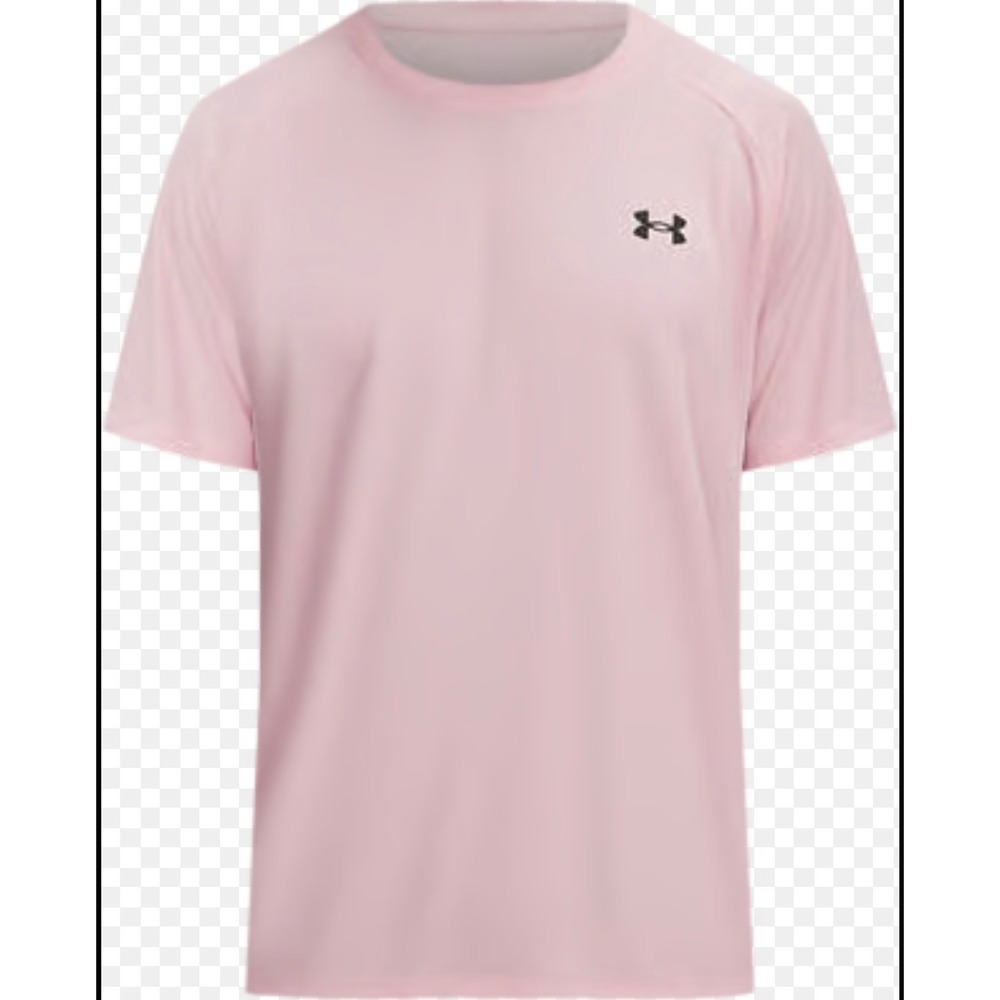 Under Armour Mens Tech Tee 3XL Pink Short Sleeve Loose Fit Athletic Shirt